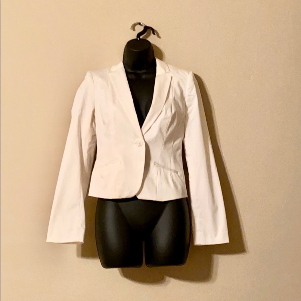 H&M White Blazer, Size 4